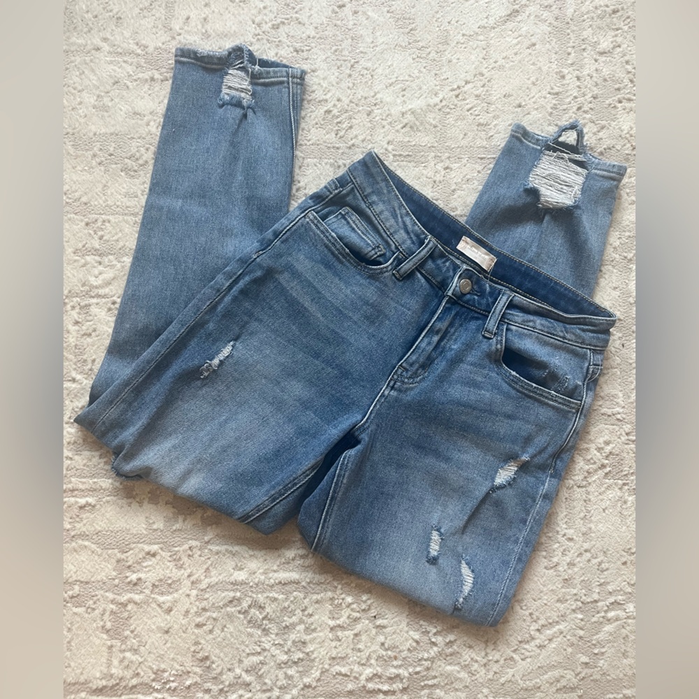 Altar’d State Women’s Vervet Distressed Denim Jeans Size 25